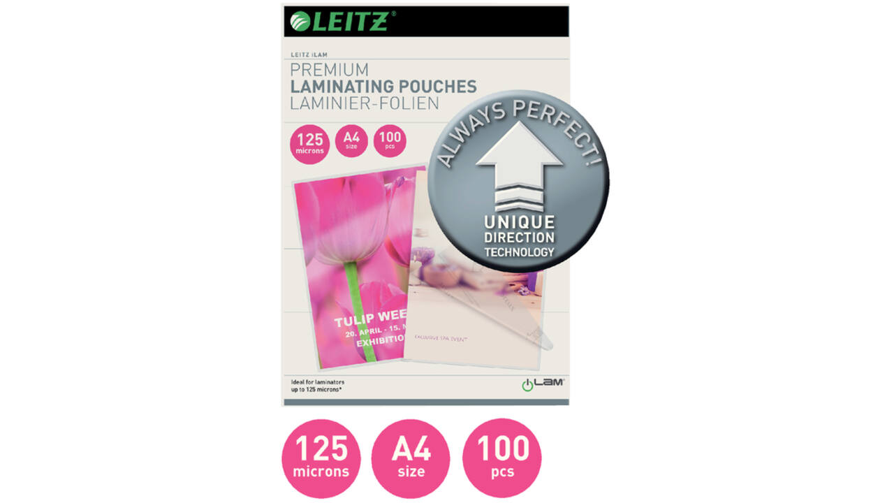 Lamineerhoes Leitz iLAM A4 2x125micron 100stuks