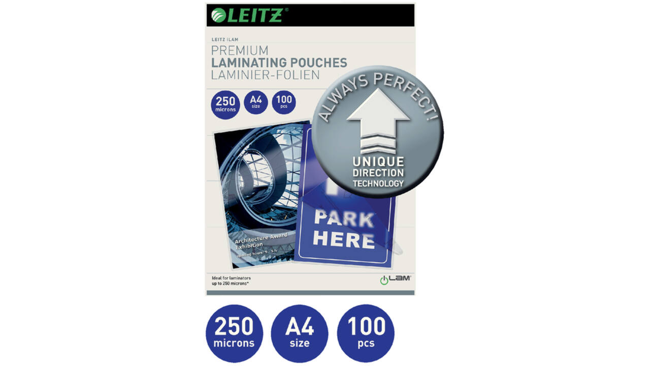 Lamineerhoes Leitz iLAM A4 2x250micron 100stuks