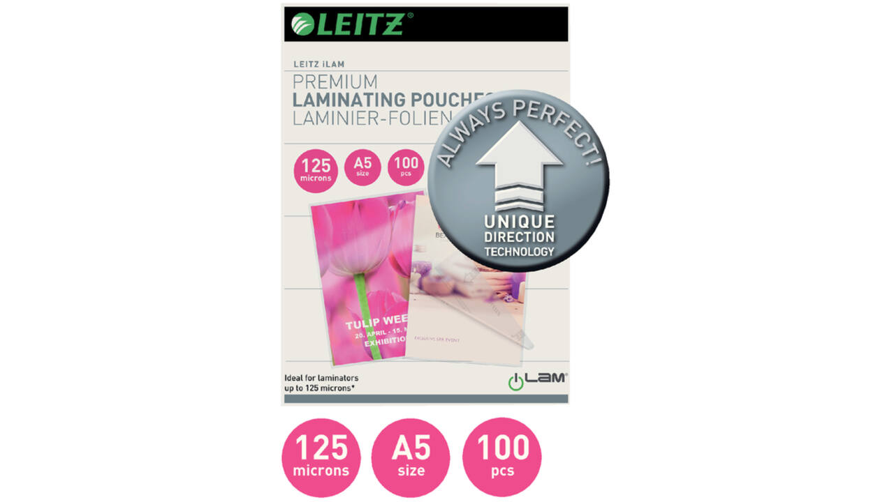 Lamineerhoes Leitz iLAM A5 2x125micron 100stuks