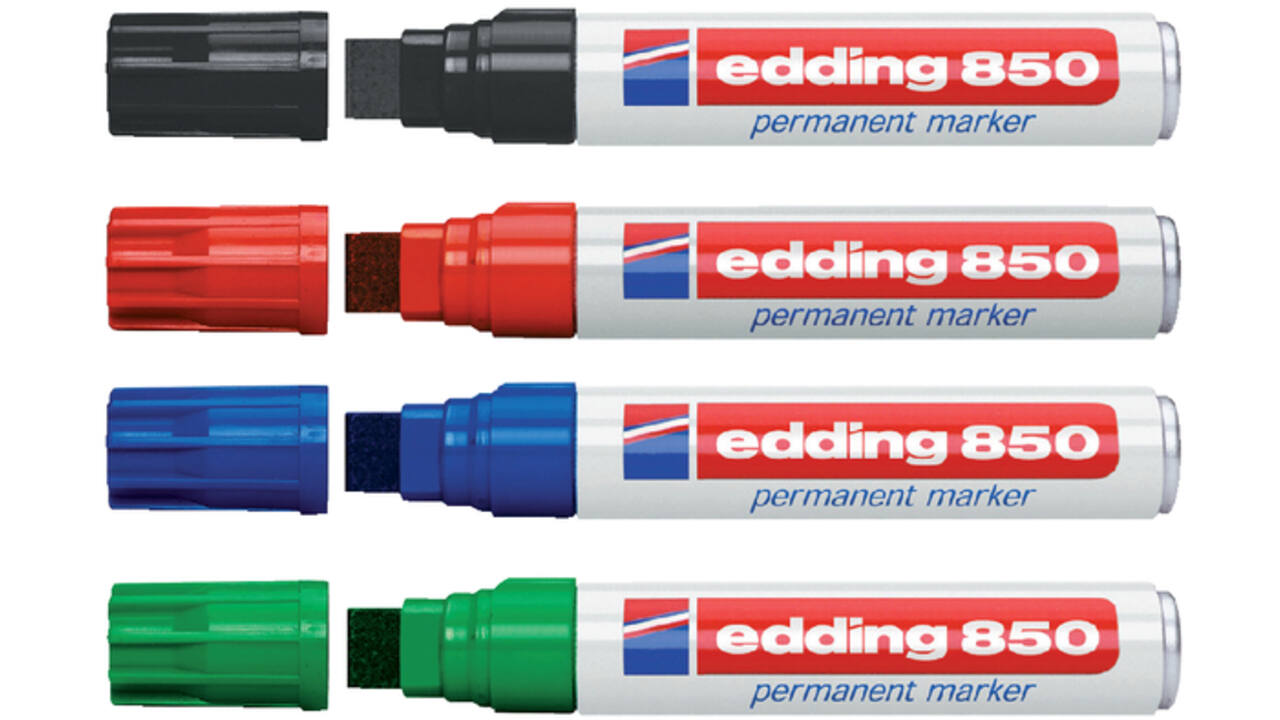 Viltstift edding 850 blok 5-16mm groen