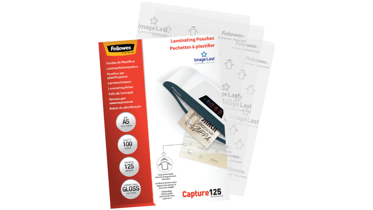 Lamineerhoes Fellowes A5 2x125micron glans 100stuks