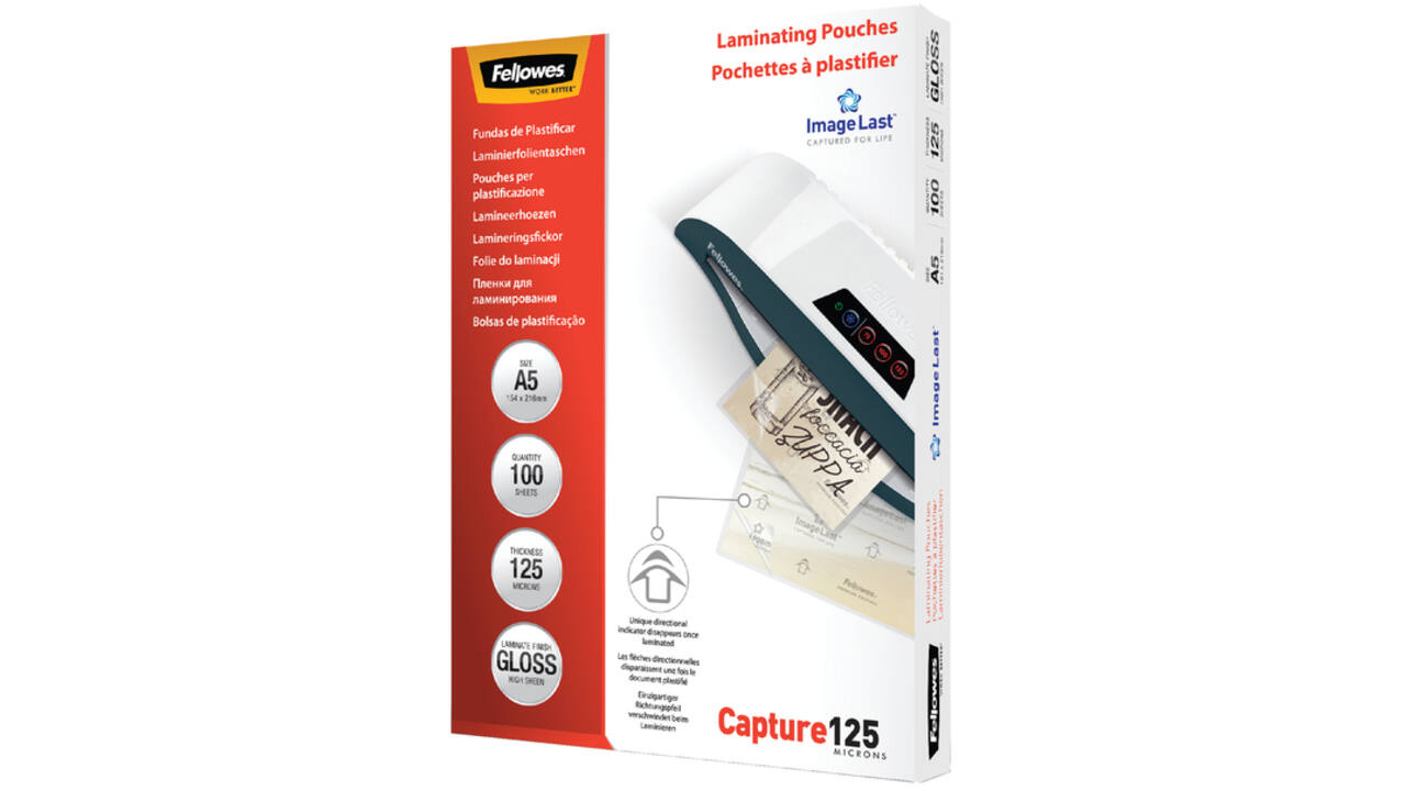 Lamineerhoes Fellowes A5 2x125micron glans 100stuks