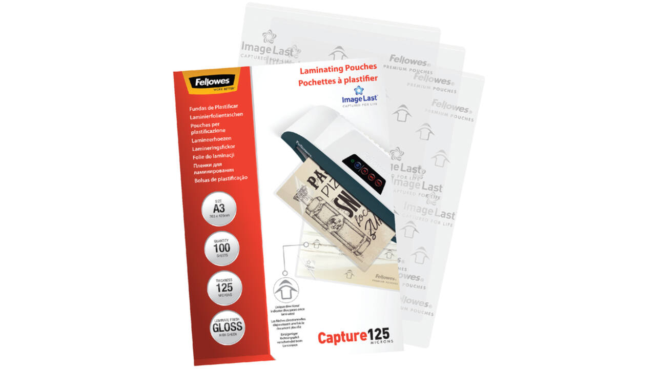 Lamineerhoes Fellowes A3 2x125micron glans 100stuks