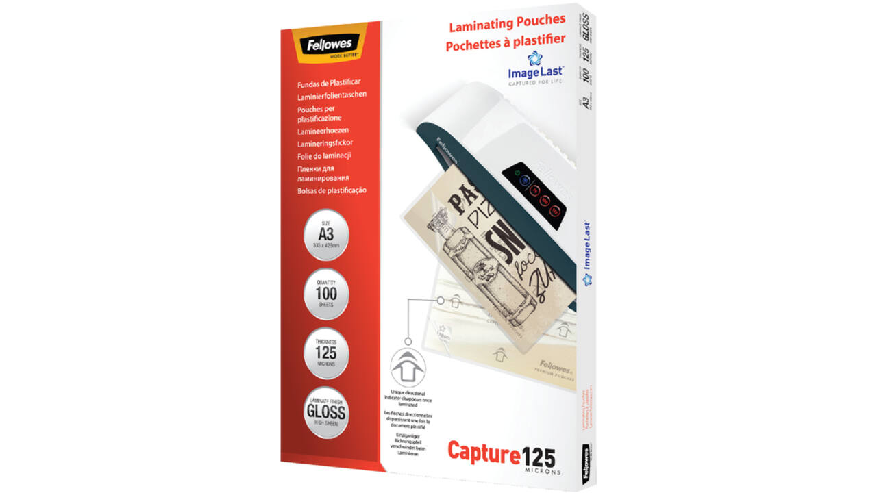 Lamineerhoes Fellowes A3 2x125micron glans 100stuks