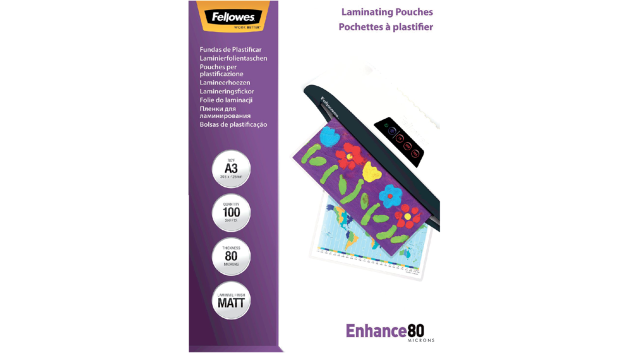 Lamineerhoes Fellowes A3 2x80micron mat 100stuks