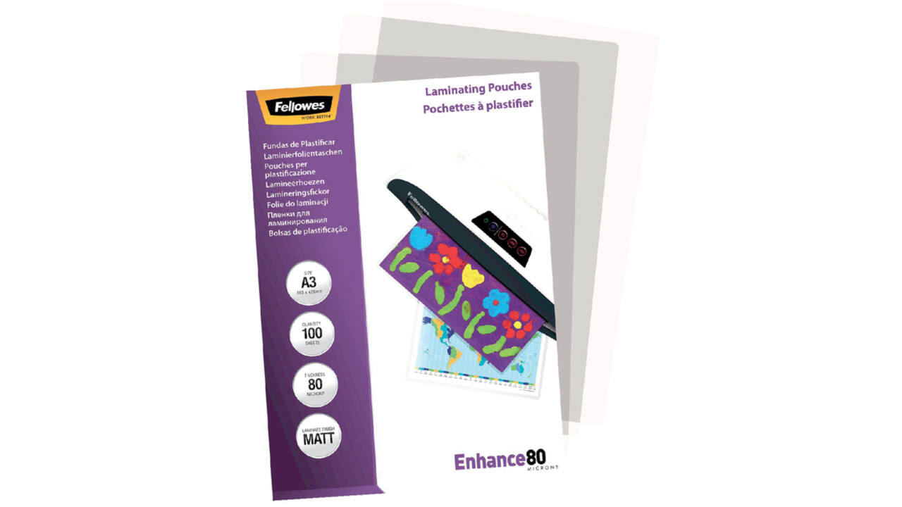 Lamineerhoes Fellowes A3 2x80micron mat 100stuks