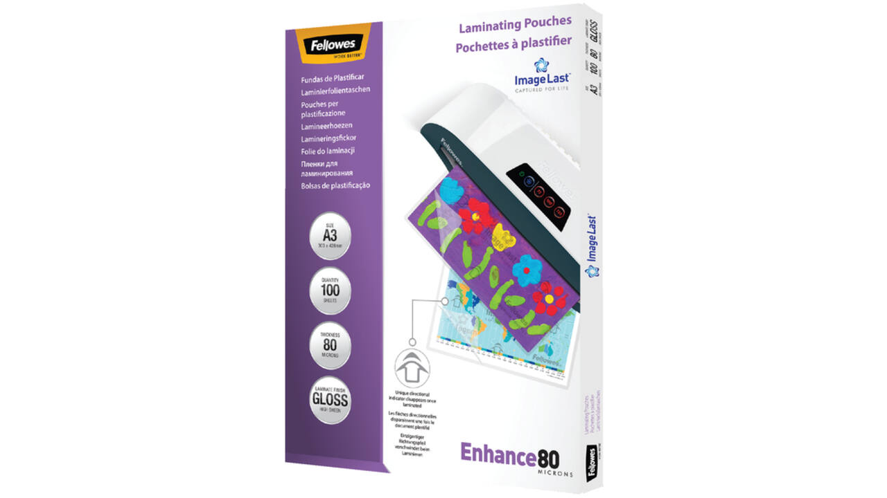 Lamineerhoes Fellowes A3 2x80micron glans 100stuks