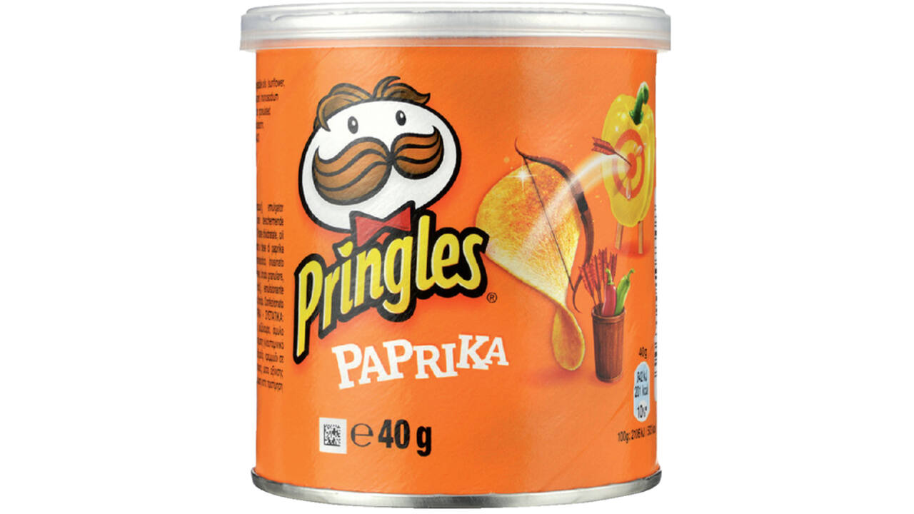 Chips pringles paprika 40 gram