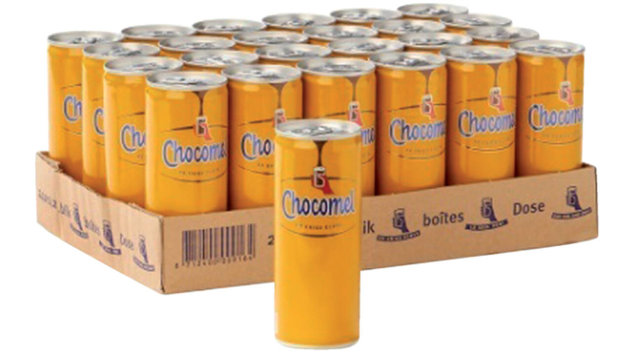 Chocolademelk Chocomel blik 250ml