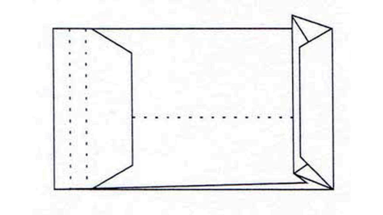 Envelop Quantore monsterzak 229x324x38mm zelfkl. wit 10stuks