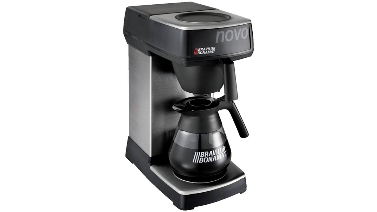 Koffiezetapparaat Bravilor Novo inclusief glazen kan