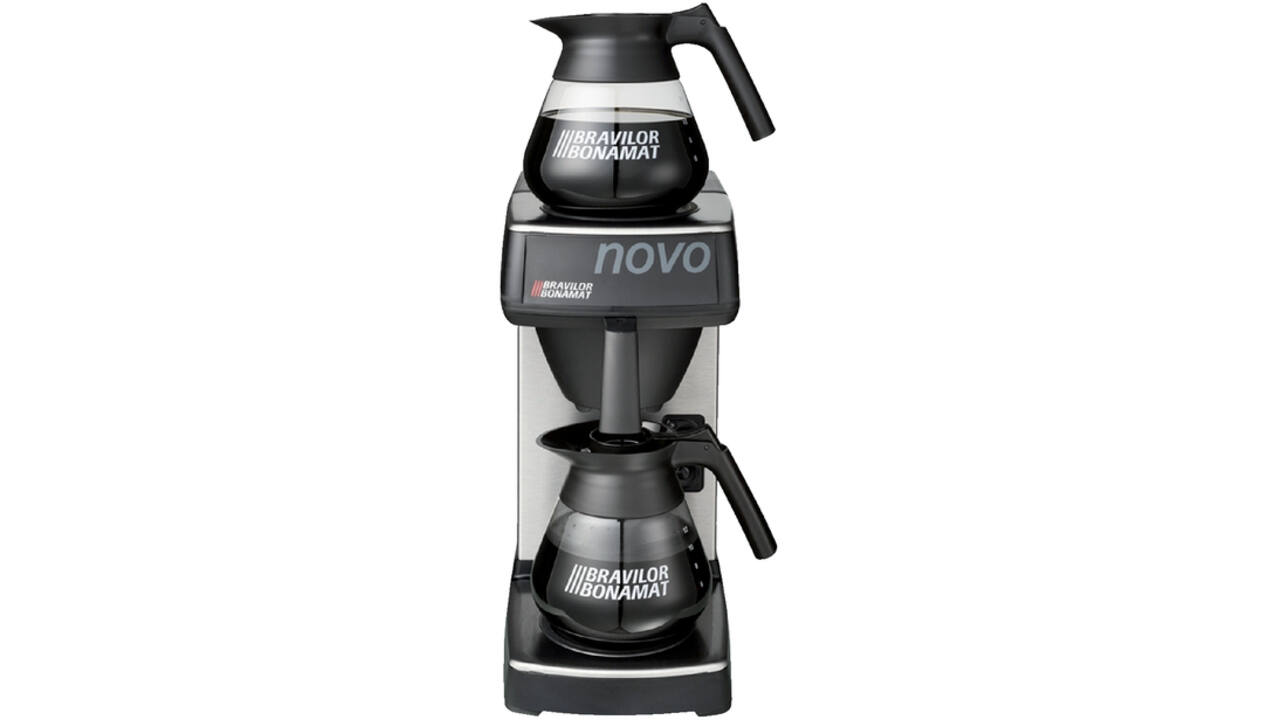 Koffiezetapparaat Bravilor Novo inclusief glazen kan