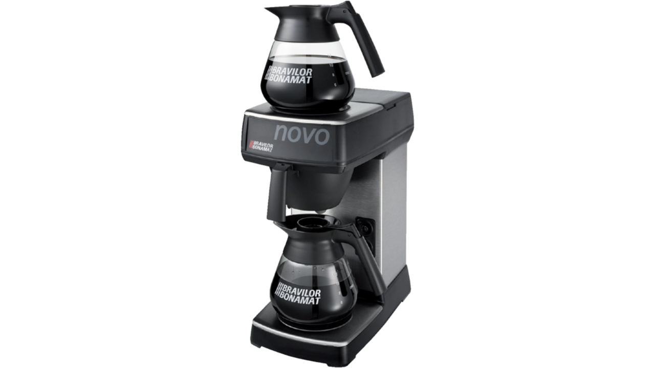 Koffiezetapparaat Bravilor Novo inclusief glazen kan