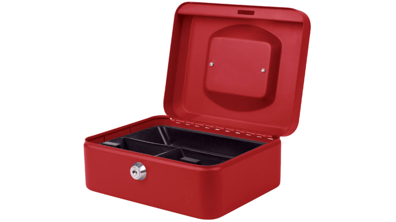 Geldkist Quantore 200x160x90 rood