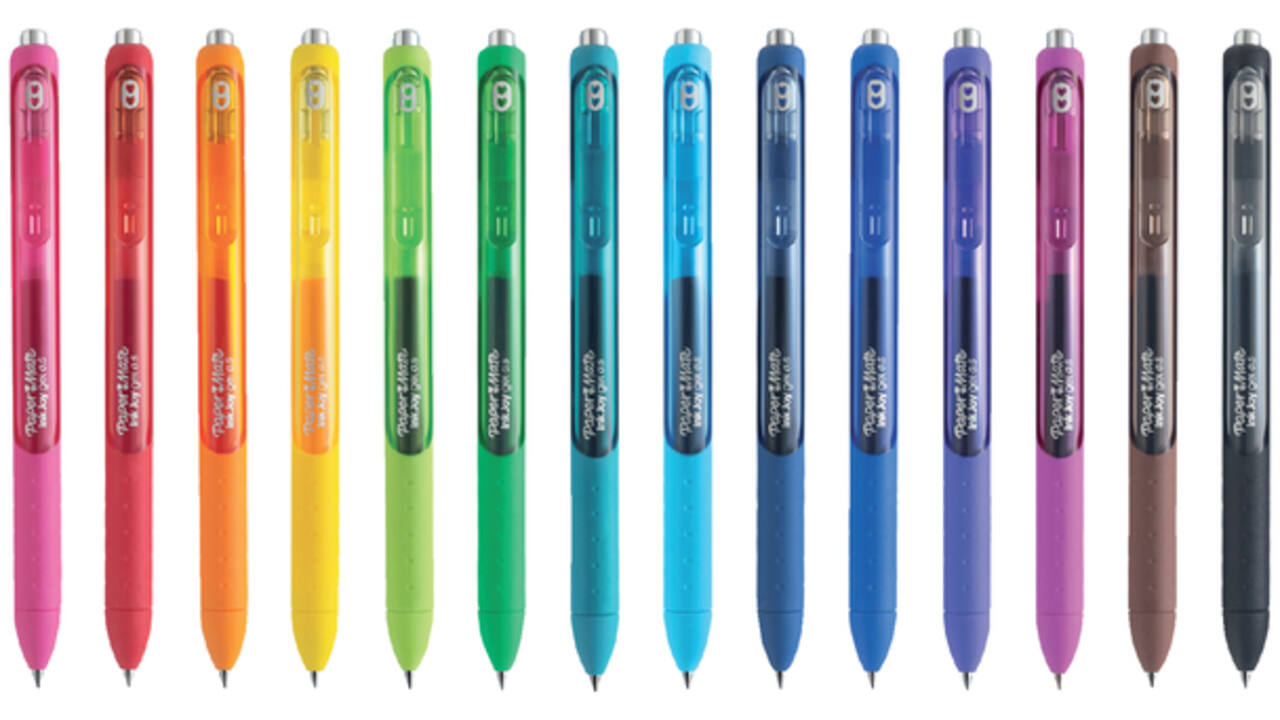 Gelschrijver Paper Mate Inkjoy medium blauw