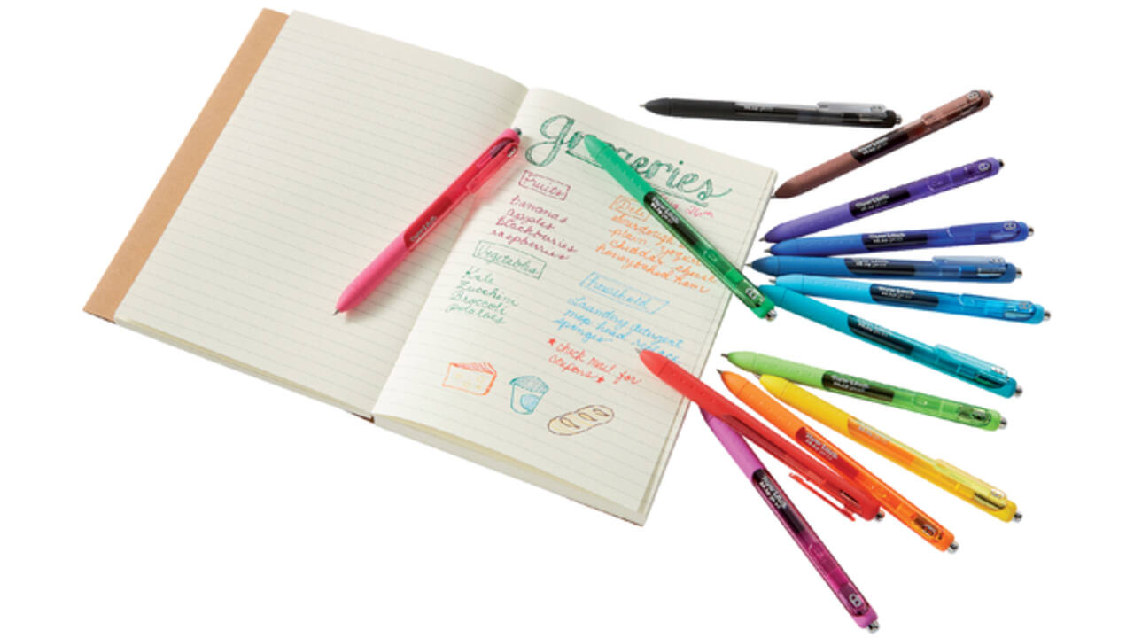 Gelschrijver Paper Mate Inkjoy medium blauw