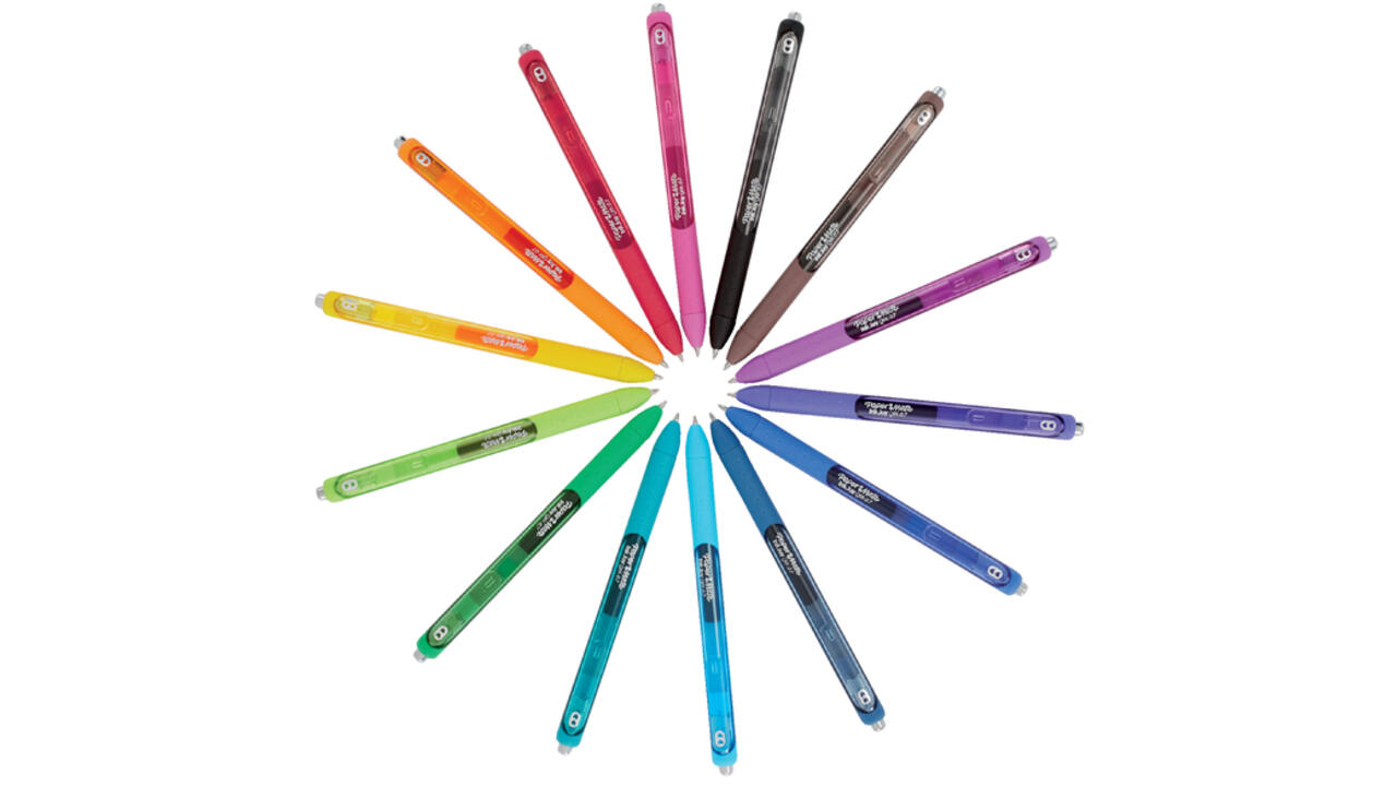 Gelschrijver Paper Mate Inkjoy medium blauw