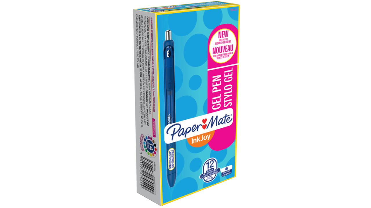 Gelschrijver Paper Mate Inkjoy medium blauw