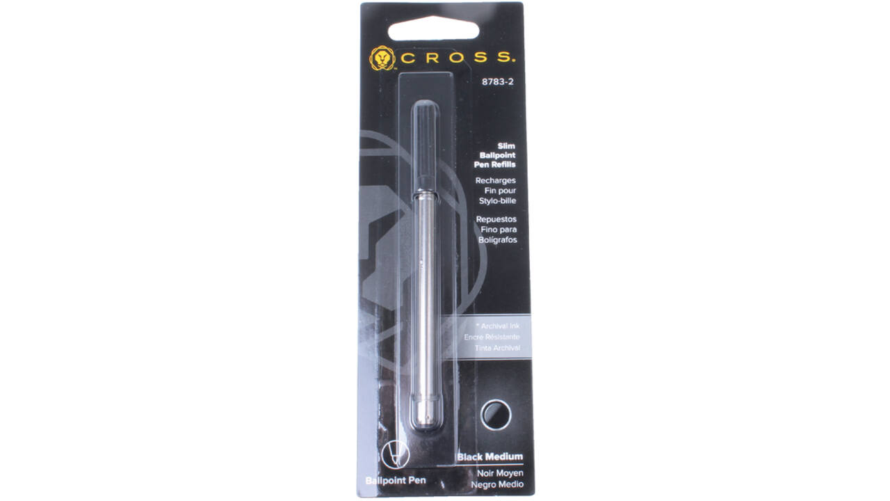 Balpenvulling Cross slim click M zwart