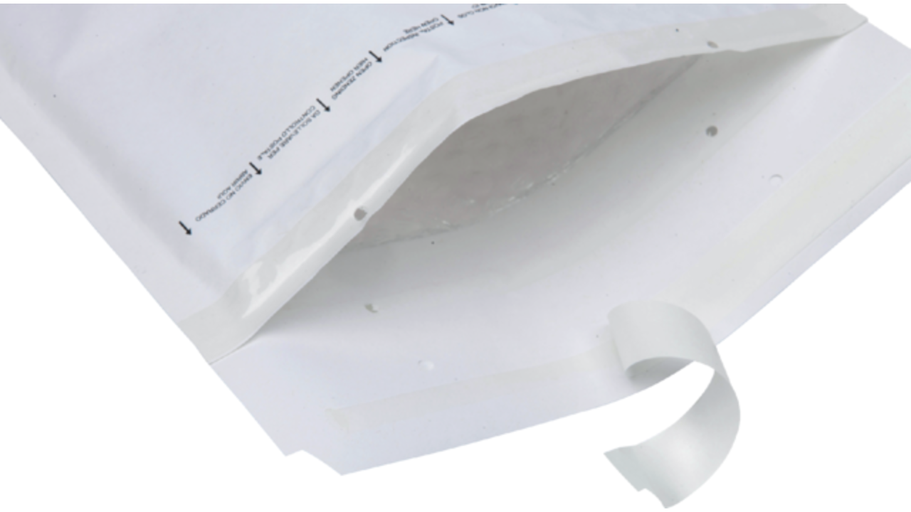 Cd envelop Quantore luchtkussen 175x200mm wit 100stuks