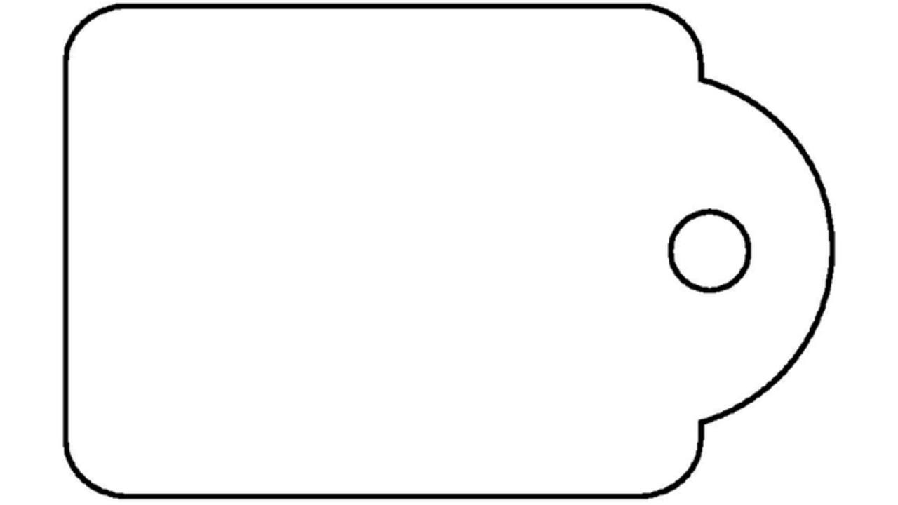 Label Apli karton nr383 7x19mm wit