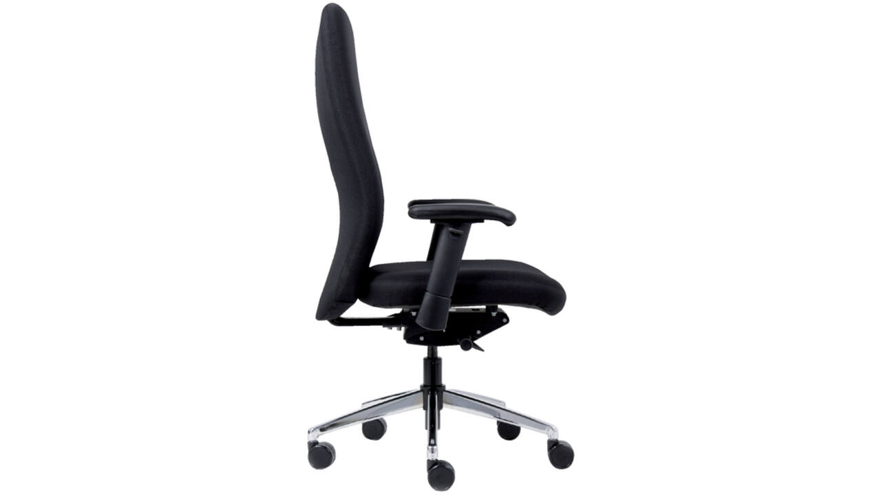 Bureaustoel Euroseats Heavy Duty zwart