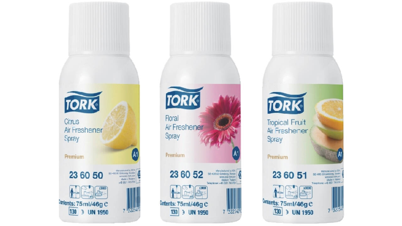 Luchtverfrisser Tork A1 Premium spray bloemen 236052