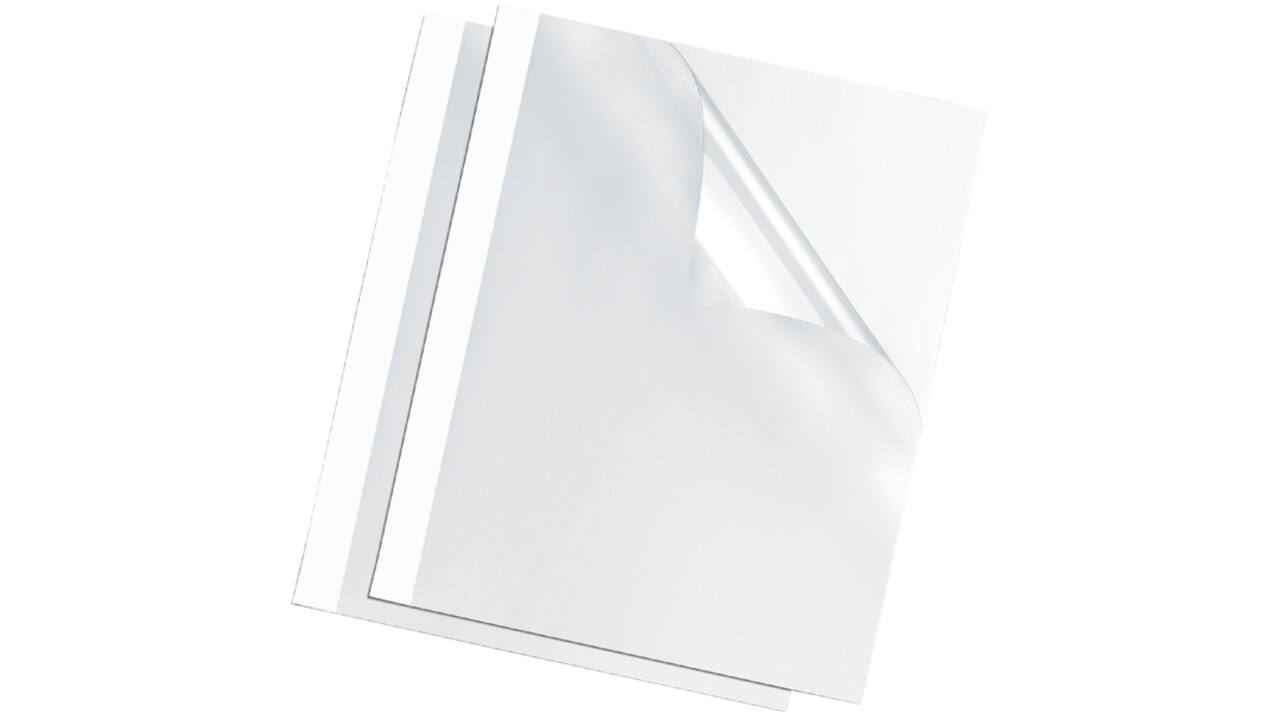 Thermische omslag Fellowes A4 1.5mm wit 100stuks