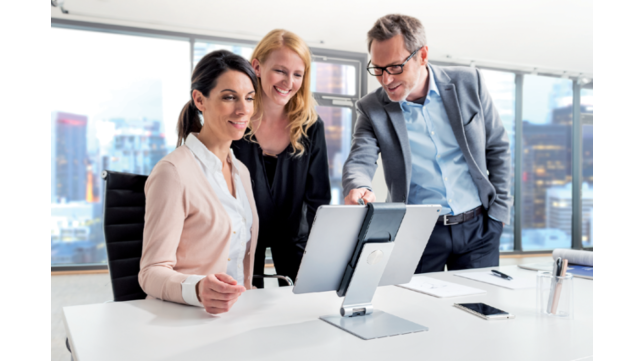 Tablethouder Durable voor bureau of tafel