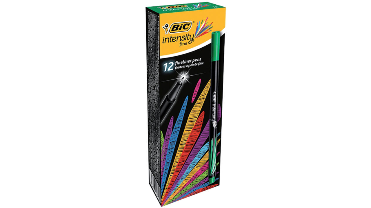 Fineliner Bic Intensity fijn groen