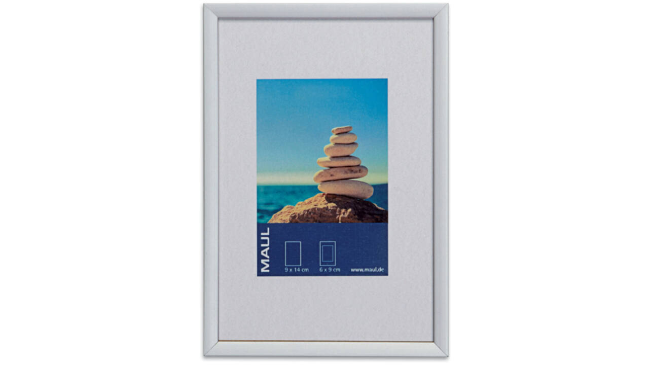 Fotolijst MAUL design 10x15cm aluminium frame zilver