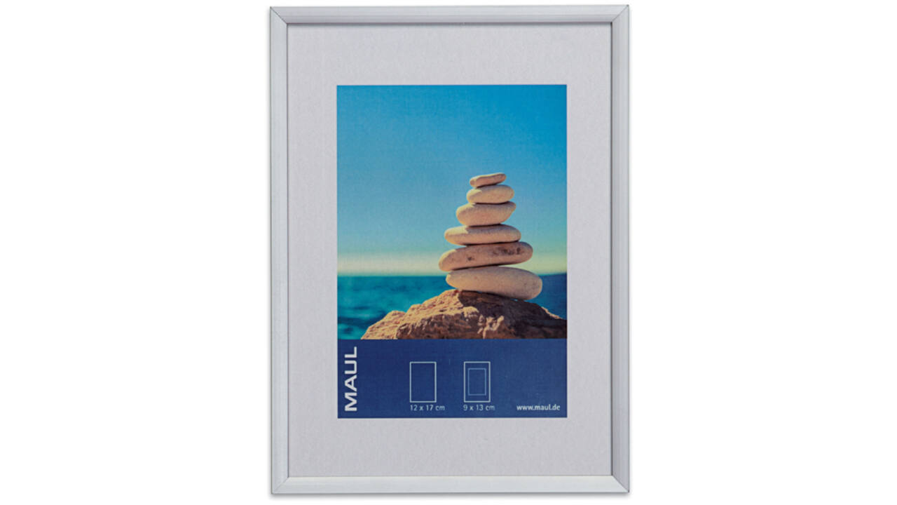 Fotolijst MAUL design 13x18cm aluminium frame zilver