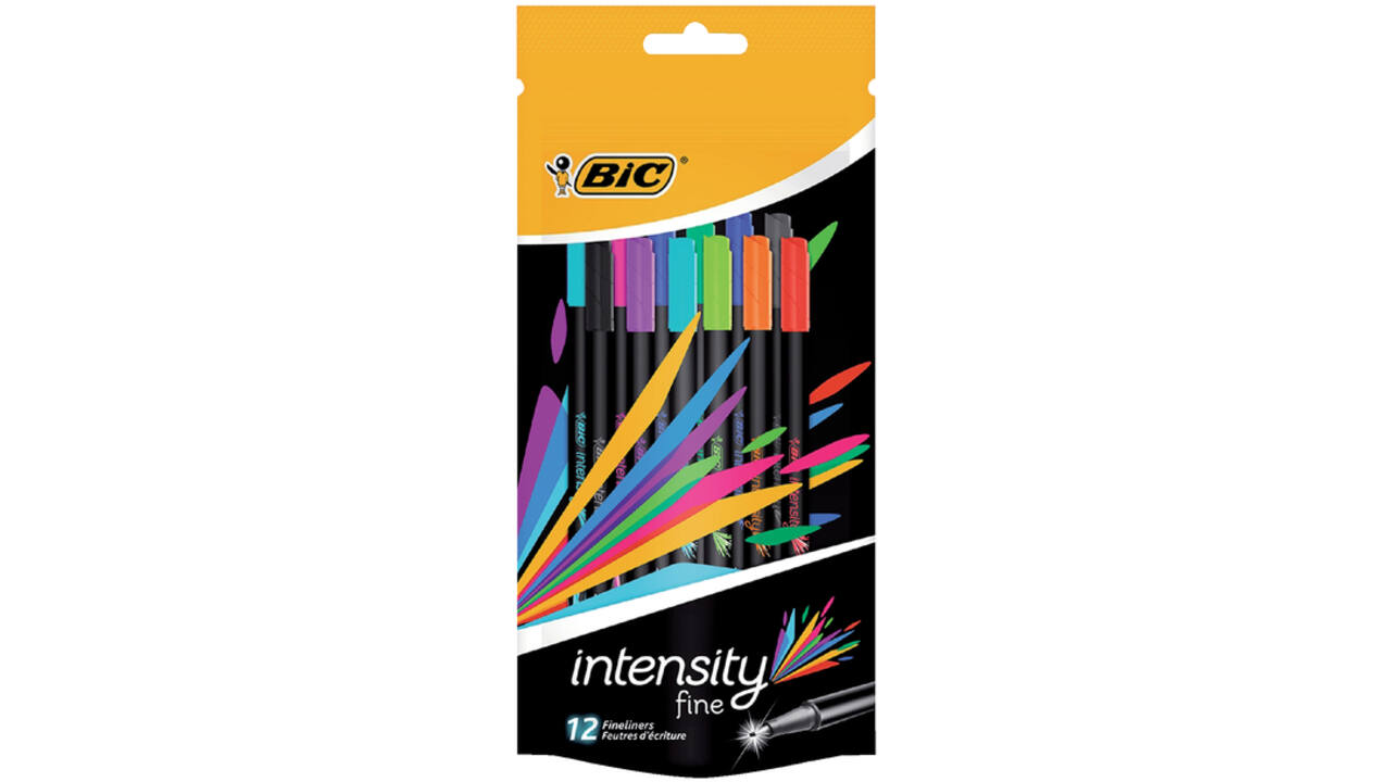 Fineliner Bic intensity 0.4mm assorti