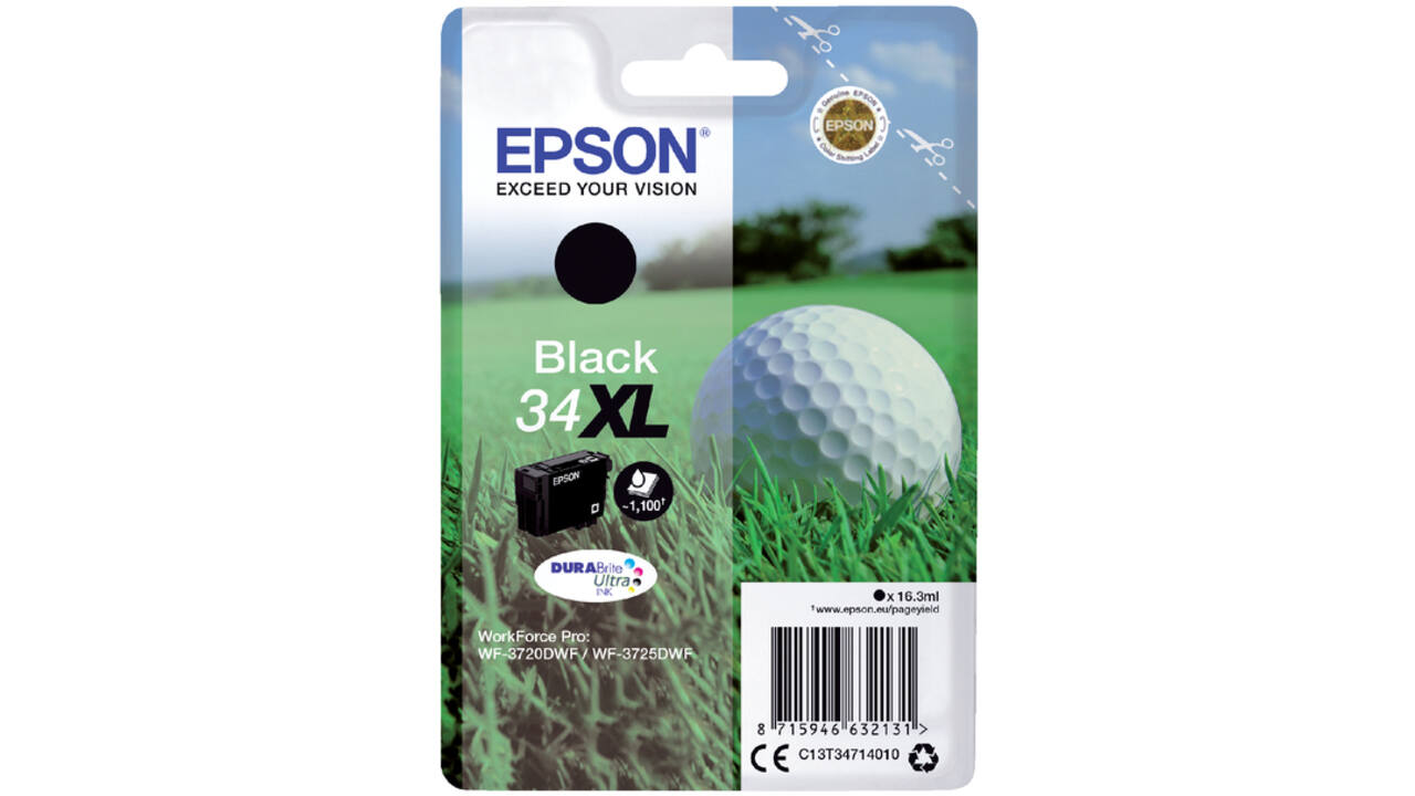 Inktcartridge Epson 34XL T3471 zwart