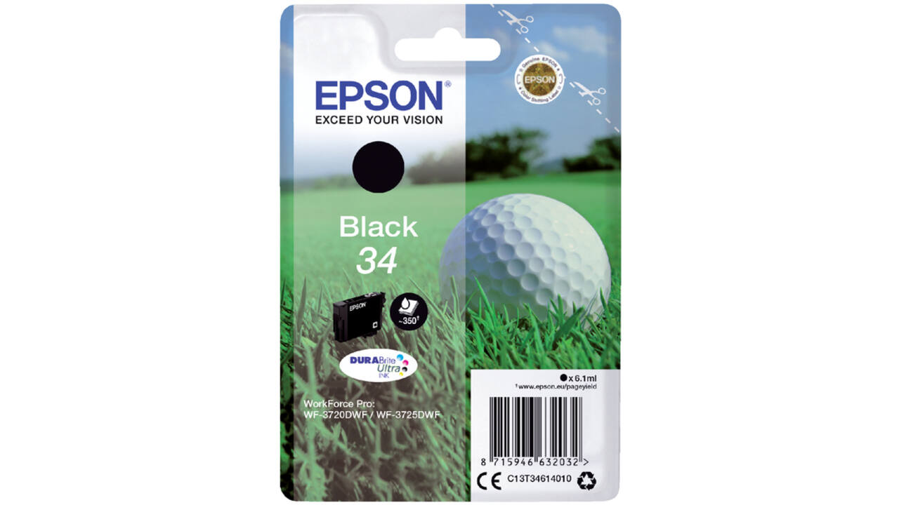 Inktcartridge Epson 34 T3461 zwart