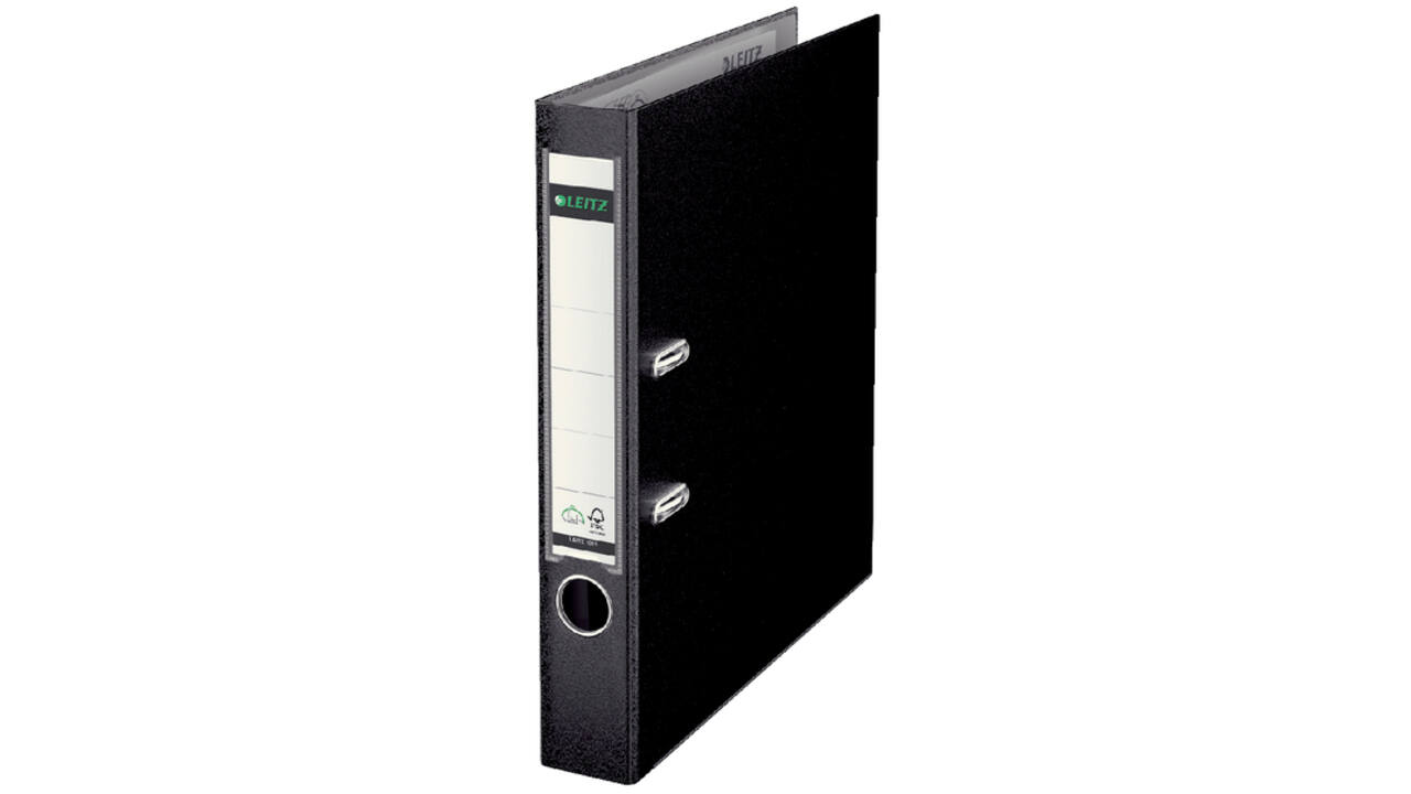 Ordner Leitz 1015 180° 52mm PP A4 zwart
