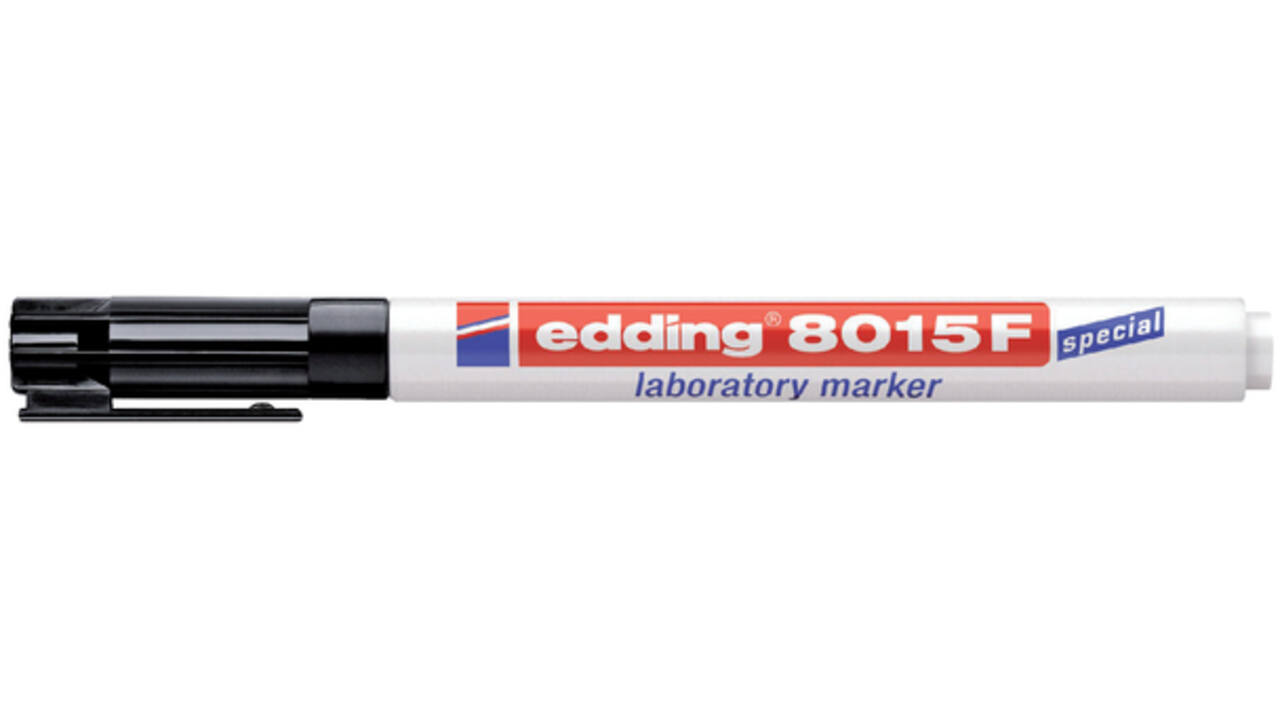 Viltstift edding 8015 laboratorium rond 0.75mm zwart