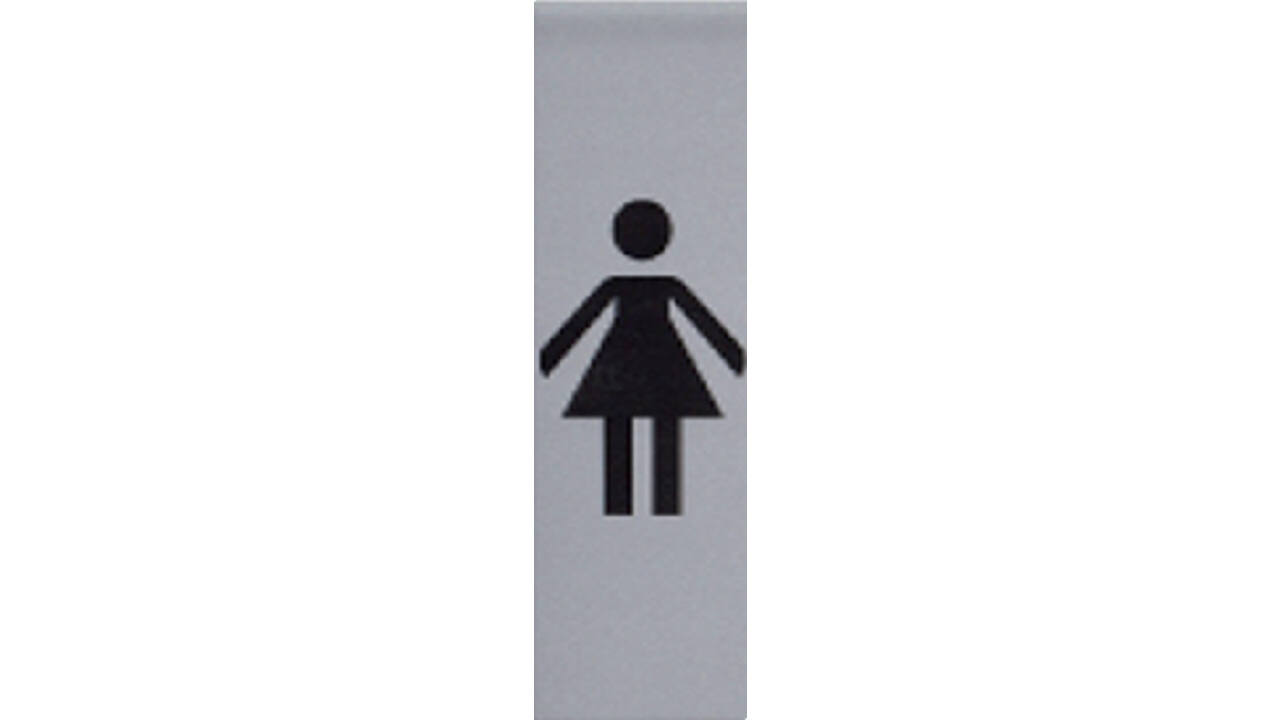 Infobord pictogram dame 165x44mm