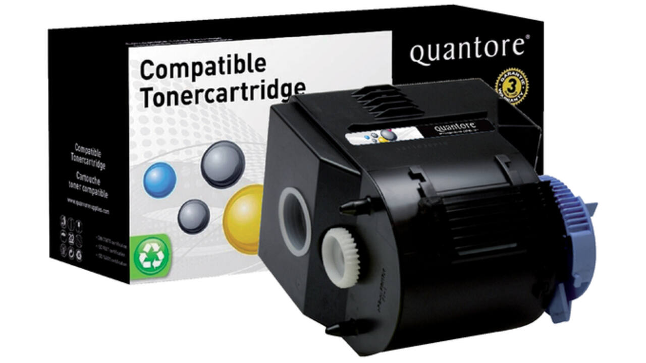Tonercartridge Quantore alternatief tbv Canon C-EXV 21 zwart