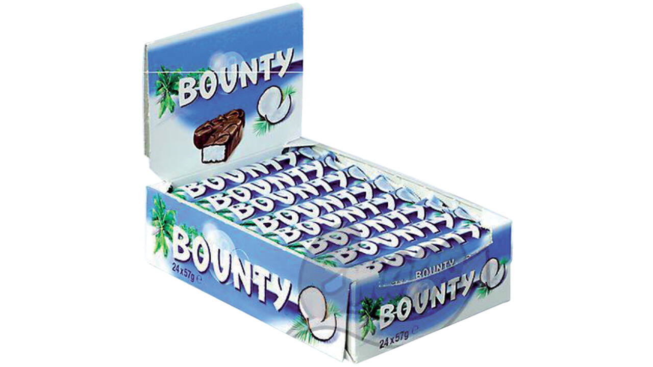 Snoep Bounty reep 24x57 gram