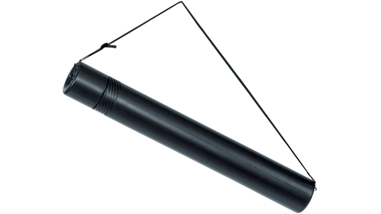Tekeningkoker Linex zoom 50 tot 90cm doorsnee 6cm zwart