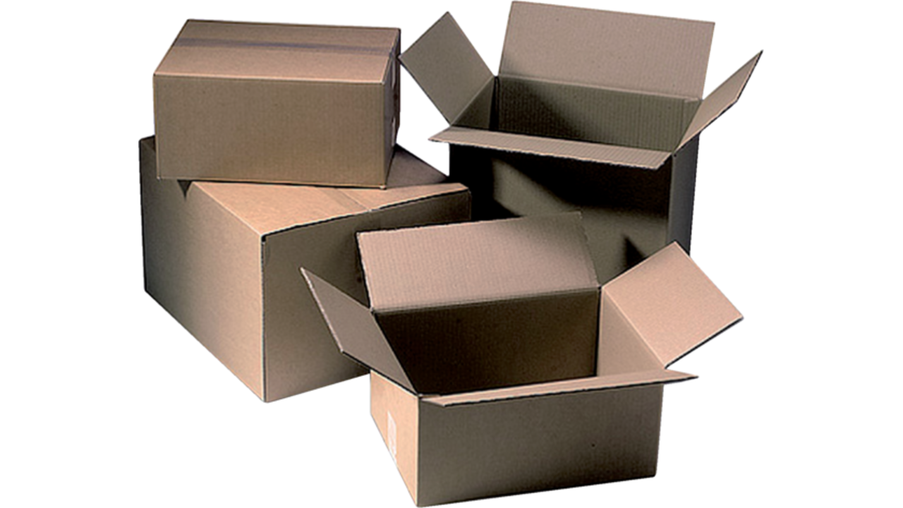 Verzenddoos CleverPack enkelgolf 200x200x110mm bruin pak à 30 stuks