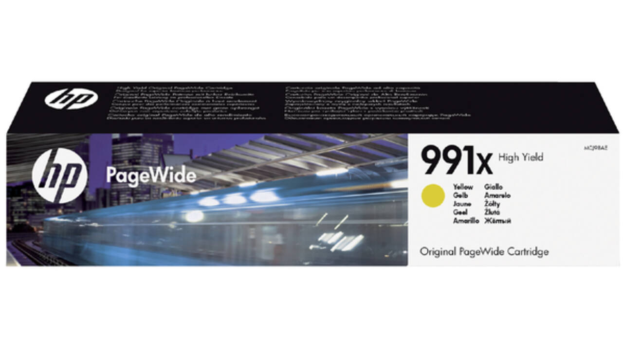 Inktcartridge HP M0J98AE 991X geel