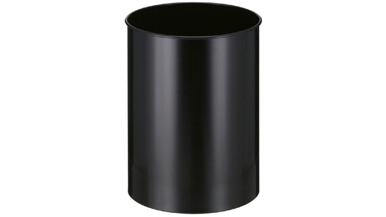 Papierbak Vepabins rond Ø33.5cm 30 liter zwart