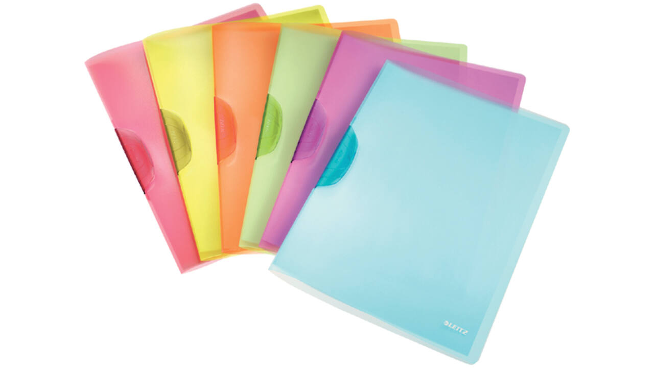Klemmap Leitz Colorclip A4 PP assorti