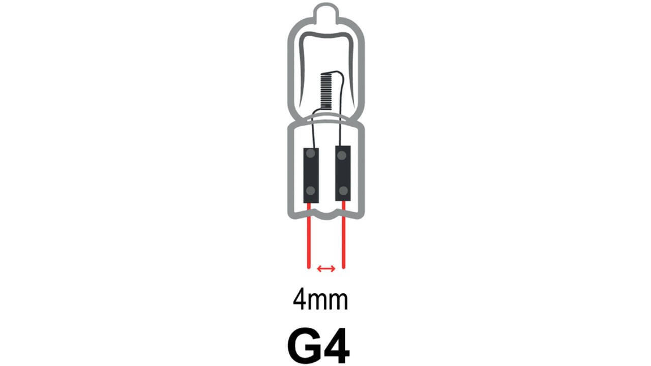 Ledlamp Integral GU4 2700K warm wit 1.1W 95lumen