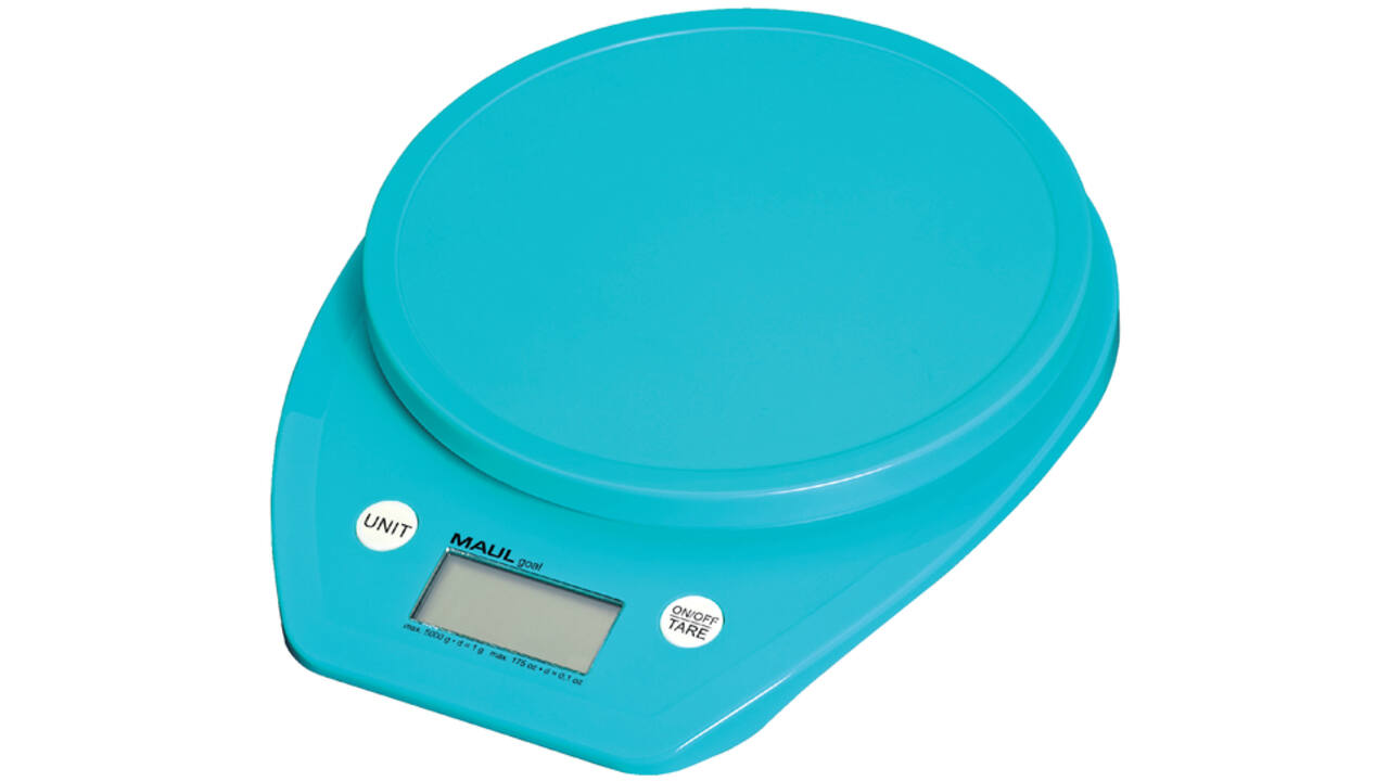 Briefweger MAUL Goal tot 5000 gram inclusief batterij blauw