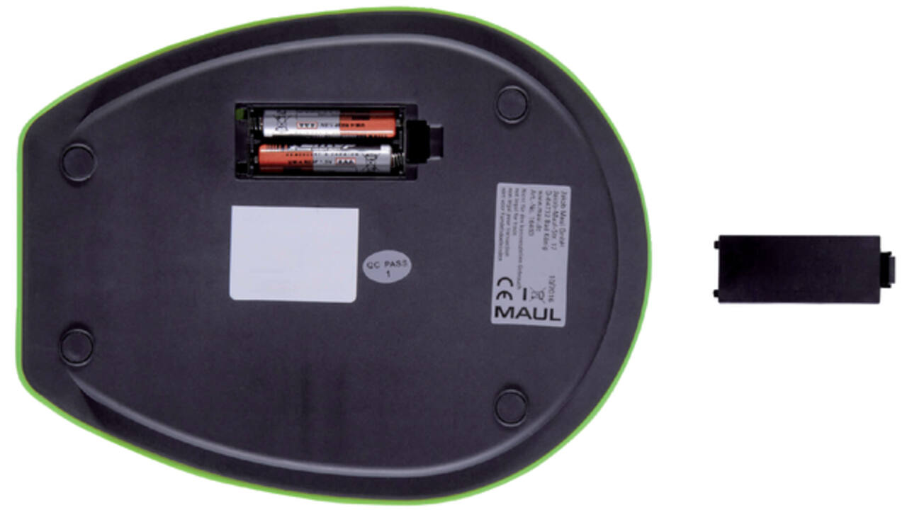 Briefweger MAUL Goal tot 5000 gram inclusief batterij groen