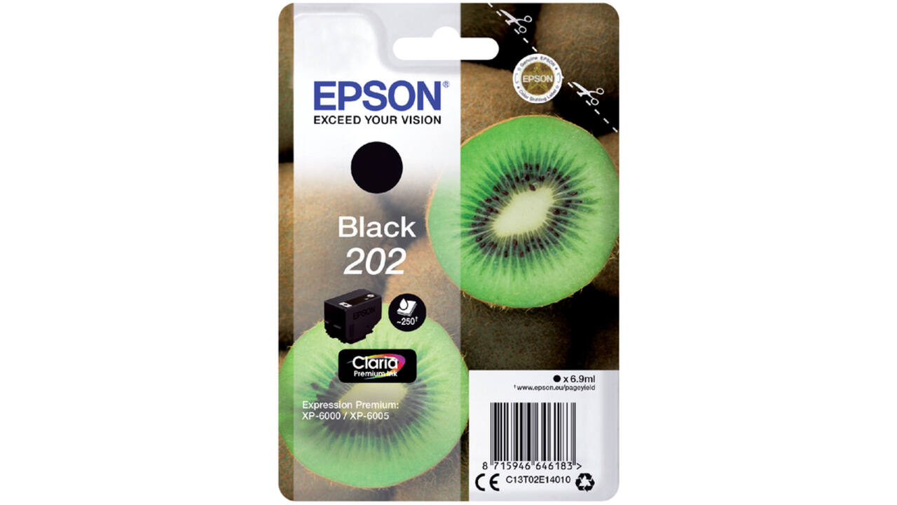 Inktcartridge Epson 202 T02E14 zwart