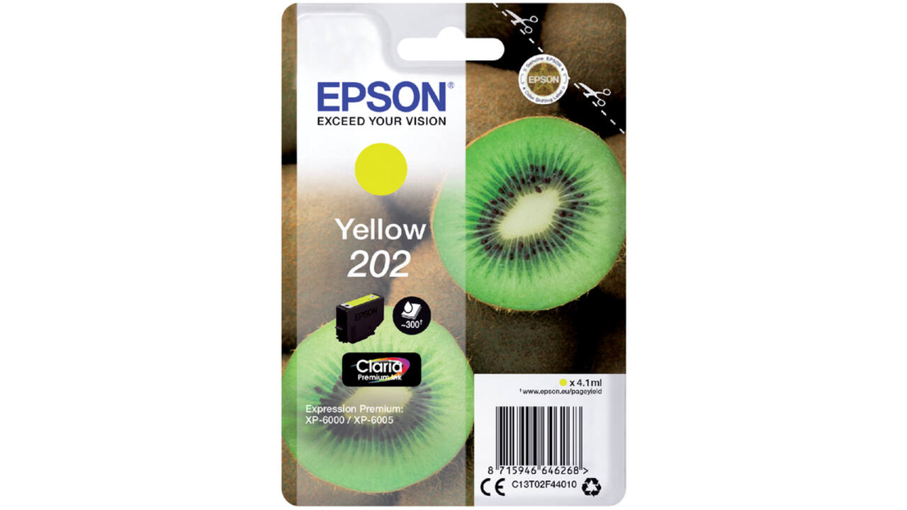 Inktcartridge Epson 202 T02F44 geel
